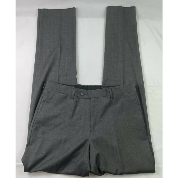Bartorelli Napoli Gray Green Striped Mens Wool Suit 38R Pant 32XUnfinished NWT - Picture 9 of 11